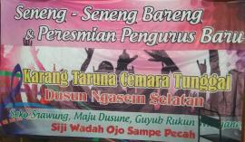 Semangat Generasi Muda Dusun Ngasem Selatan